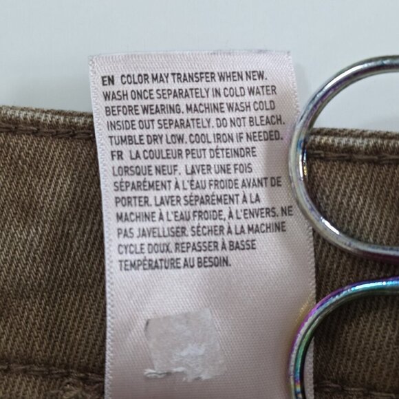 American Eagle Jeans Men 33x32 (28) Beige Airflex+  Athletic Fit Tapered Stretch - Picture 14 of 16